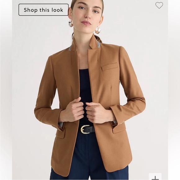 JCrew Wool Blend Camel Regent Blazer - Picture 1 of 8